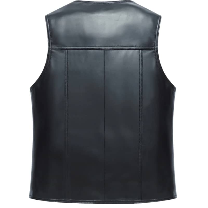 Gilet biker en cuir - old biker