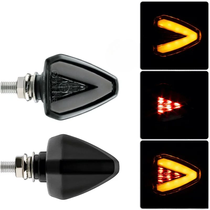 Clignotant moto led puissant universel