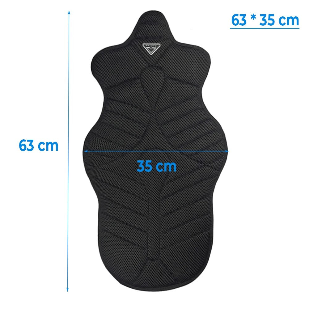 Coussin de selle moto confort fixation rapide