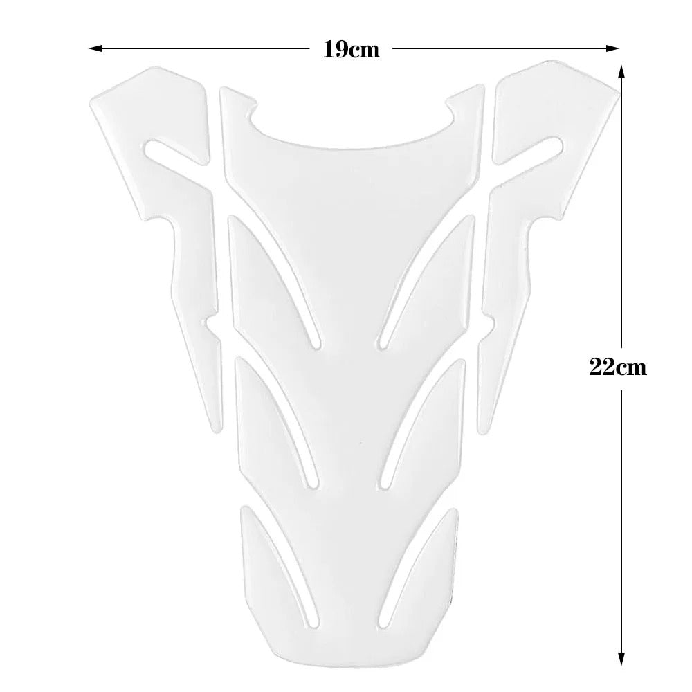 Grip réservoir moto transparent