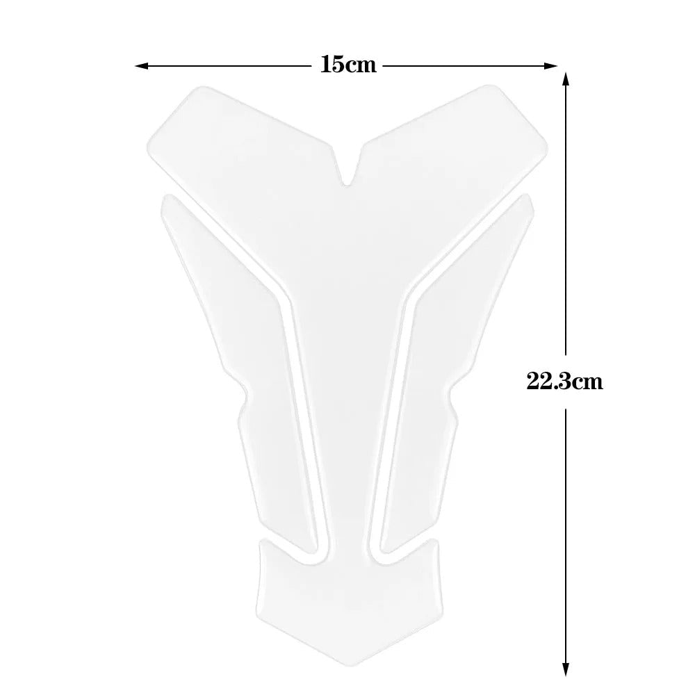Grip réservoir moto transparent