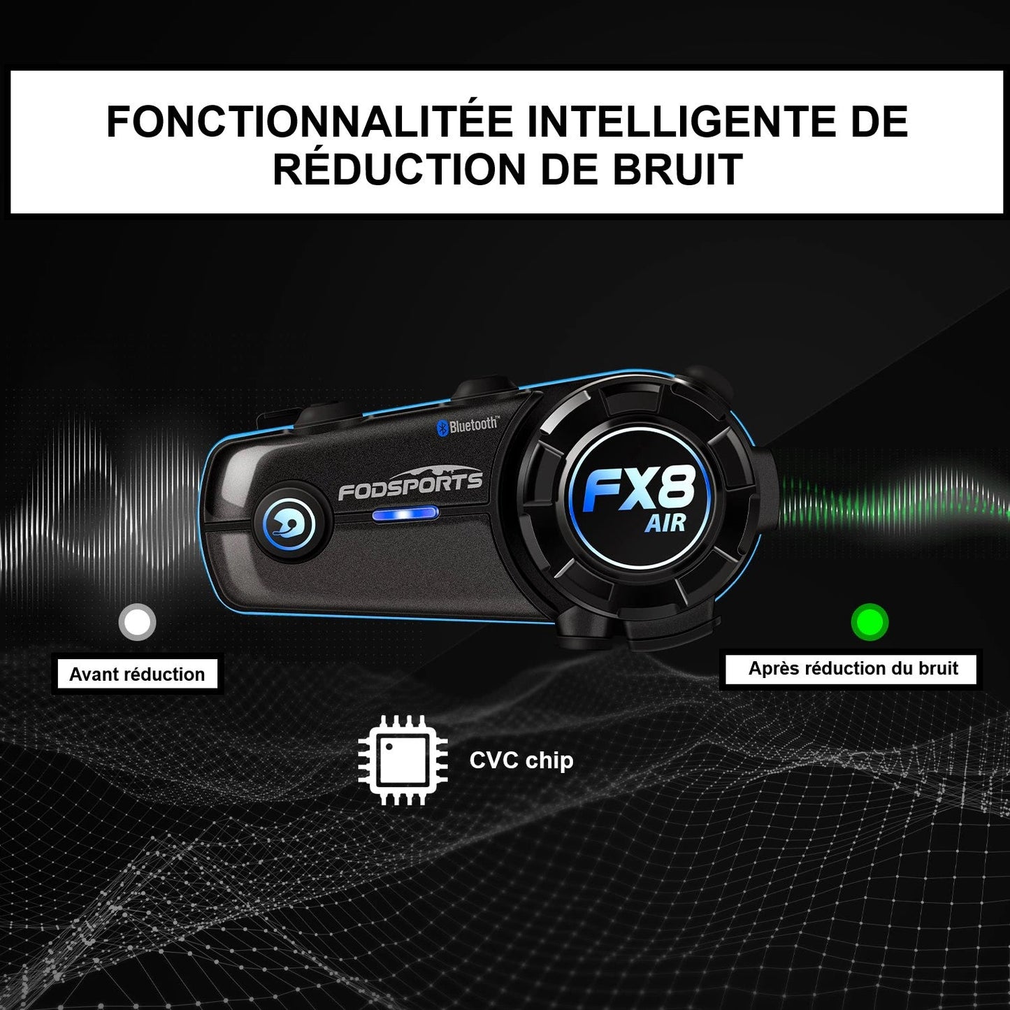 Intercom moto - fx8 air