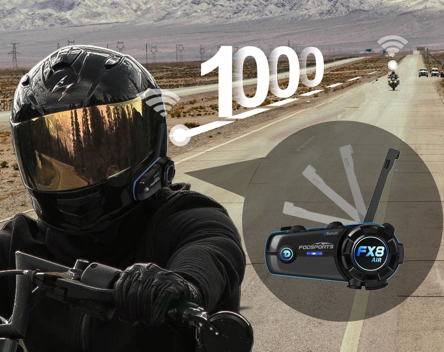 Intercom moto - fx8 air