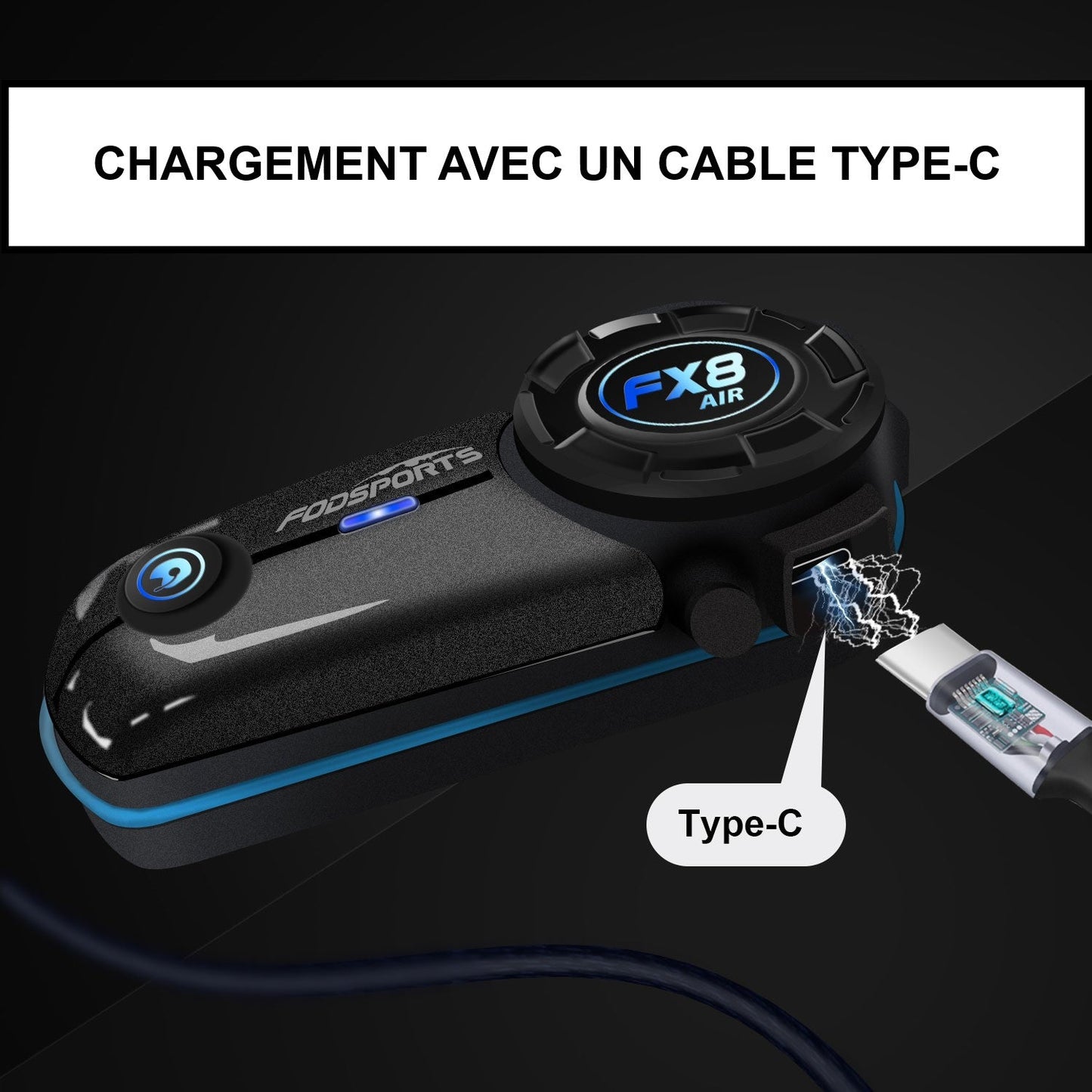 Intercoms moto - paire de fx8 air