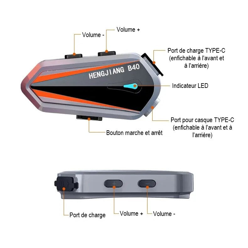Intercom moto b40