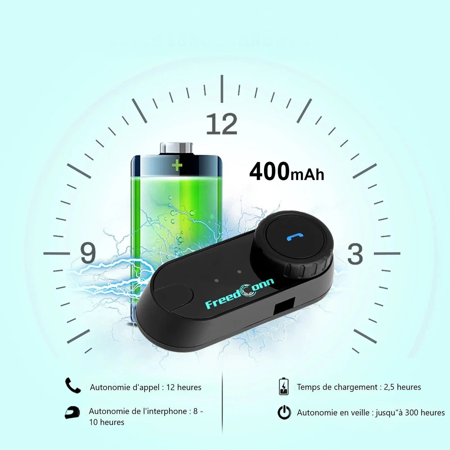 Intercom moto freedcom
