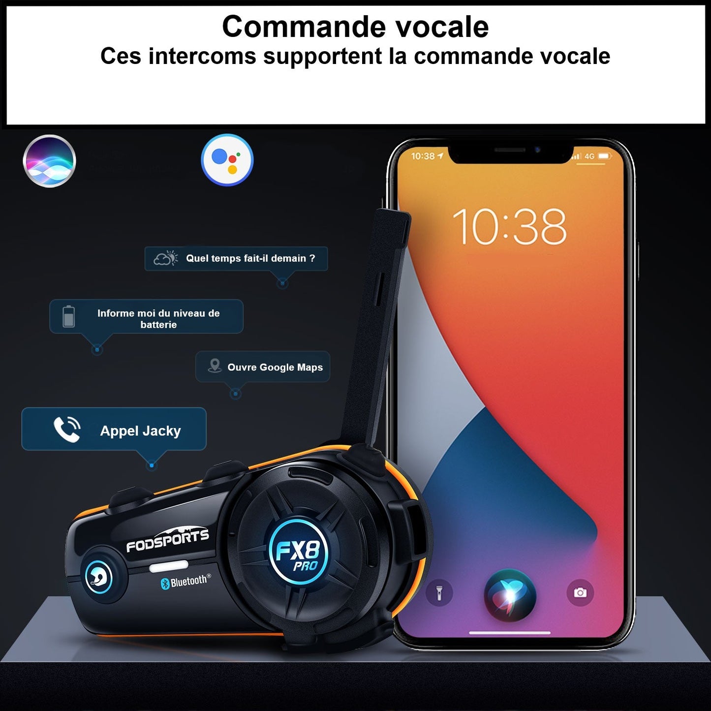 Intercom moto - fx8 pro