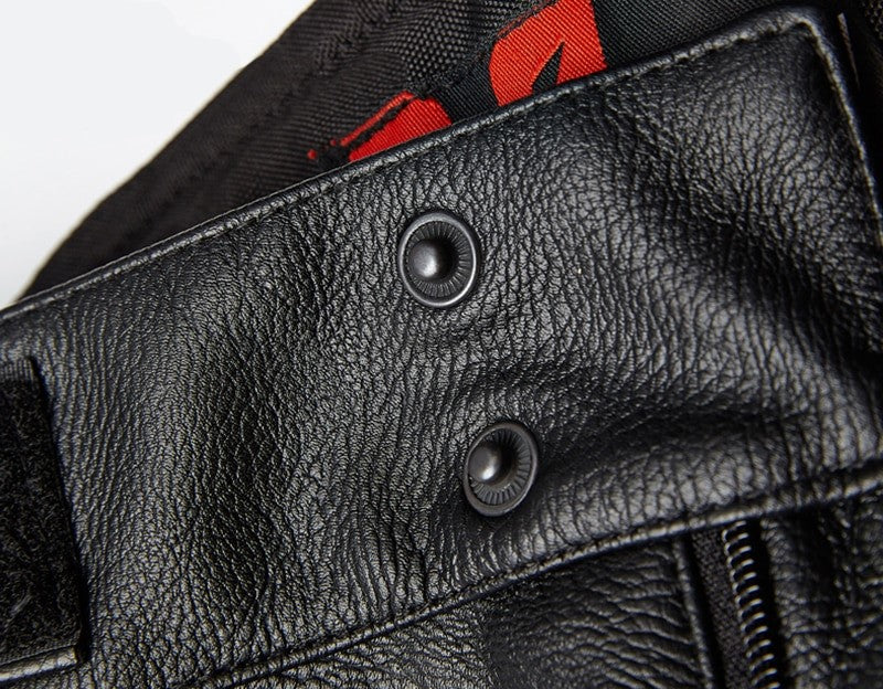 Pantalon en cuir de moto pour femme