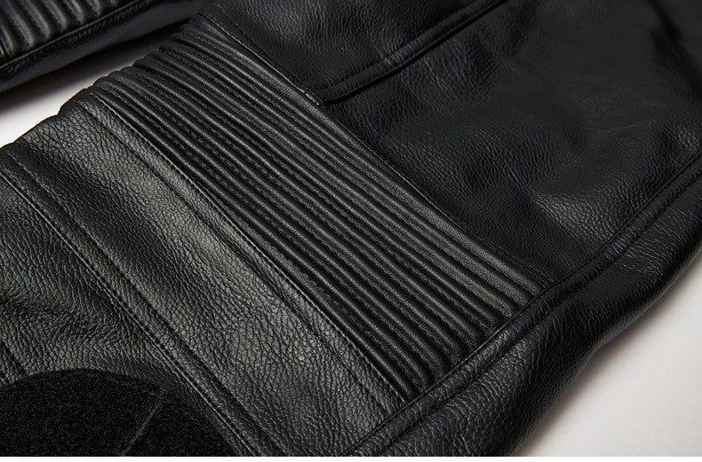 Pantalon en cuir de moto pour femme