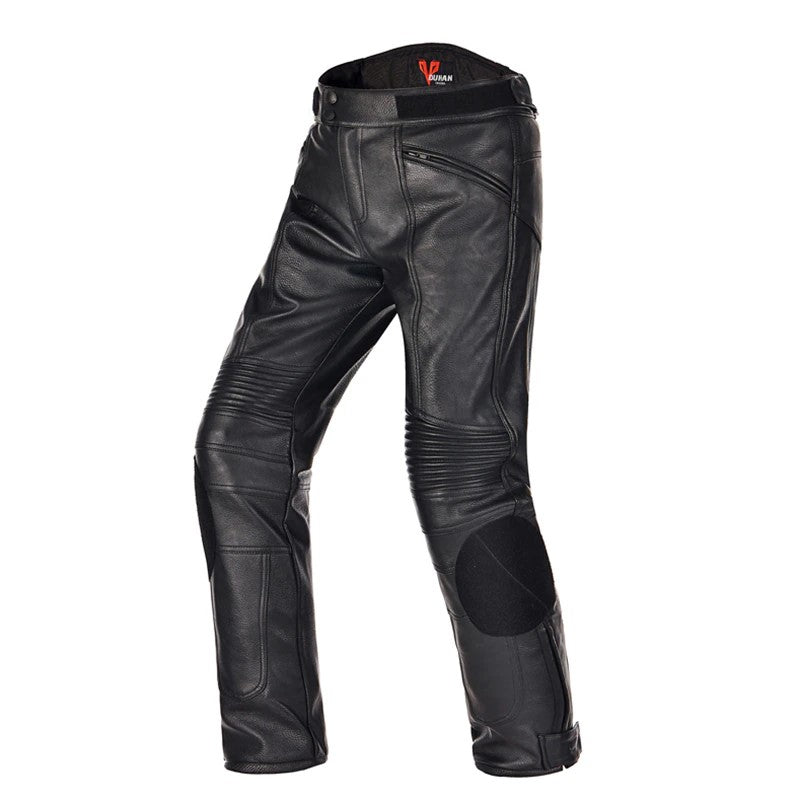 Pantalon en cuir de moto pour femme
