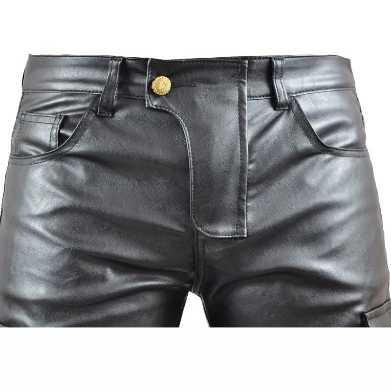 Pantalon de moto en cuir pour femme
