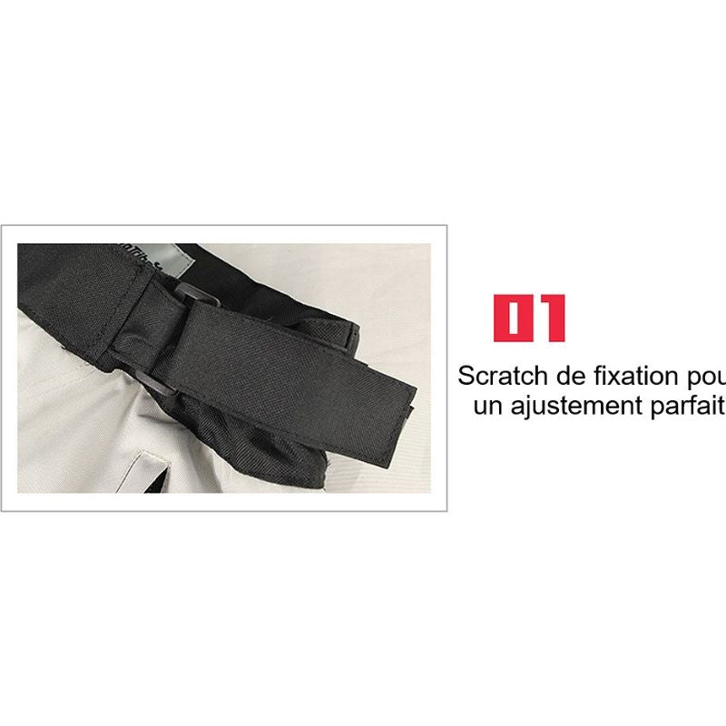 Pantalon de moto blanc été / hiver