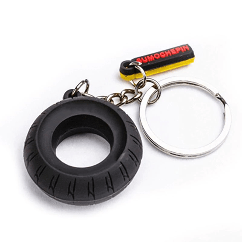 Porte clé moto pneu