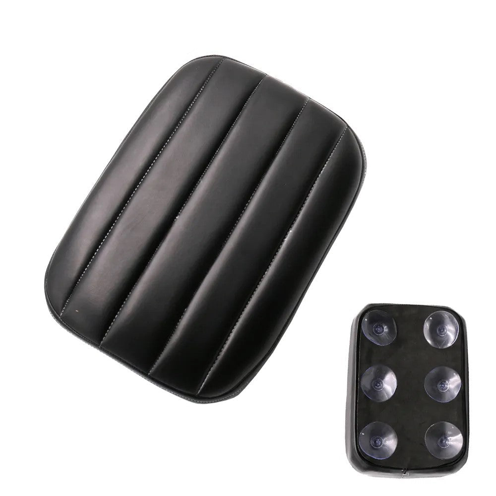 Pouf de moto à ventouses en cuir