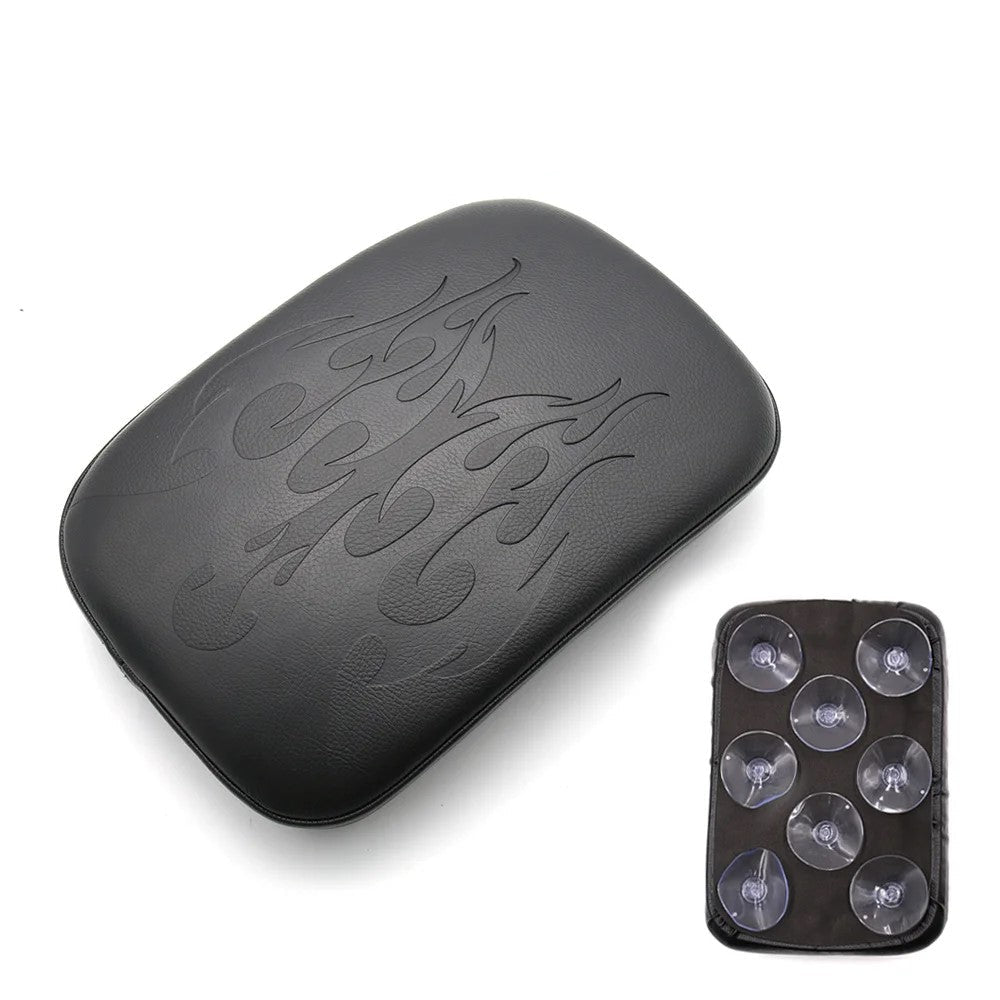Pouf de moto à ventouses - flamme