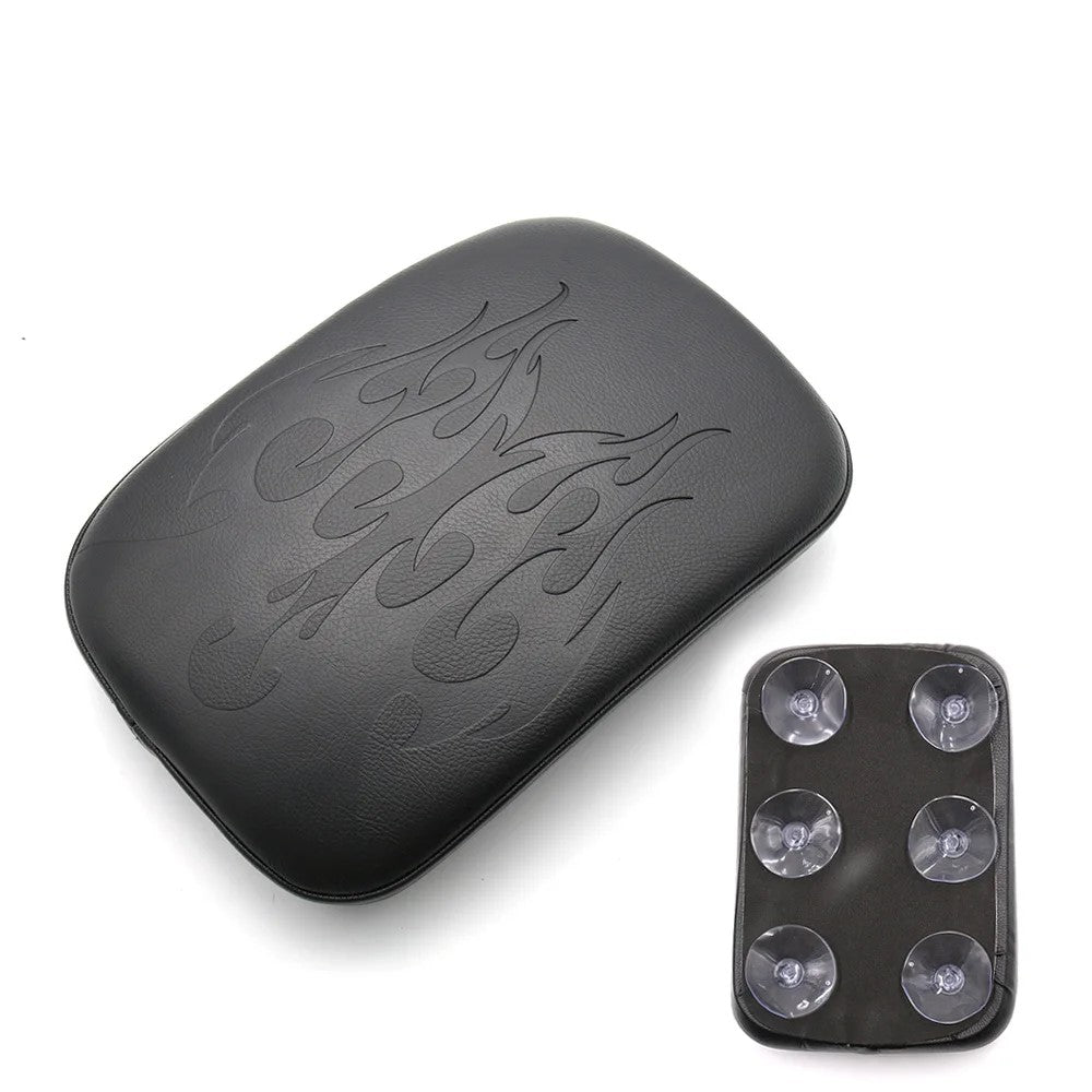 Pouf de moto à ventouses - flamme