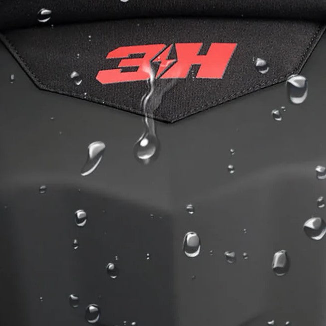 Sac à dos moto coqué noir et rouge