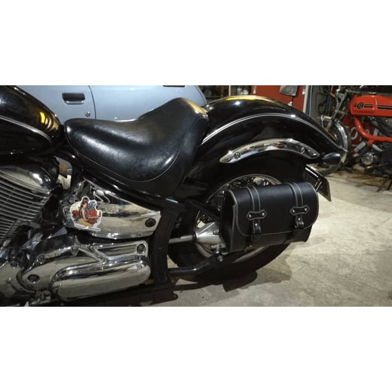 Sacoche de moto café racer