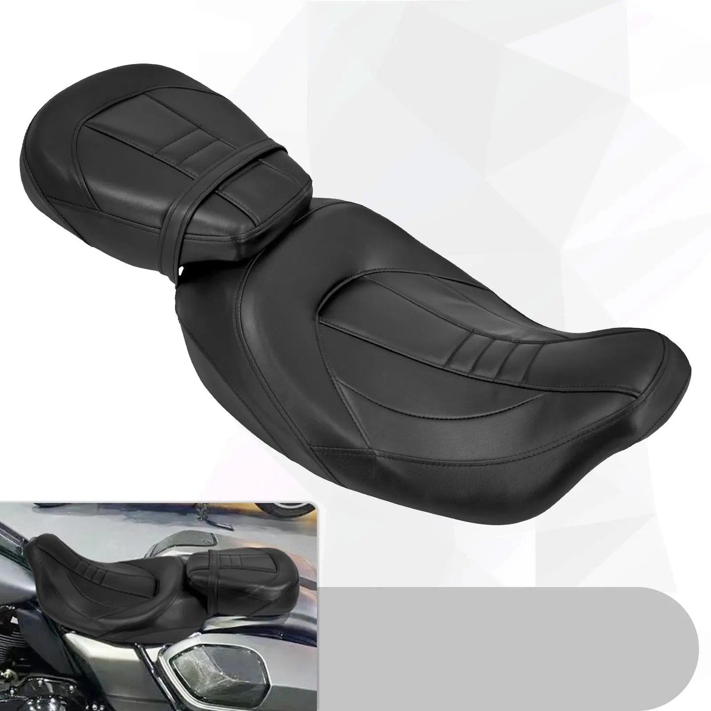 Selle de moto confort double place