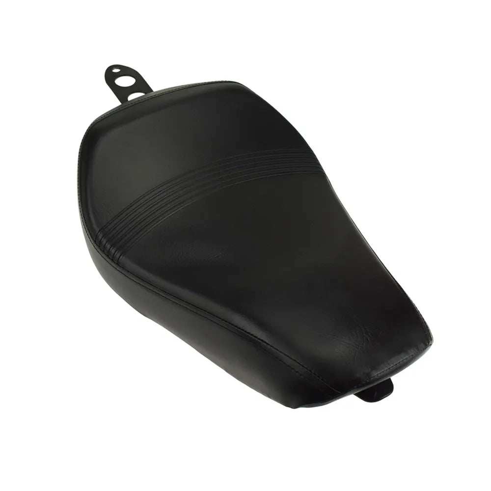 Selle de moto noir en cuir
