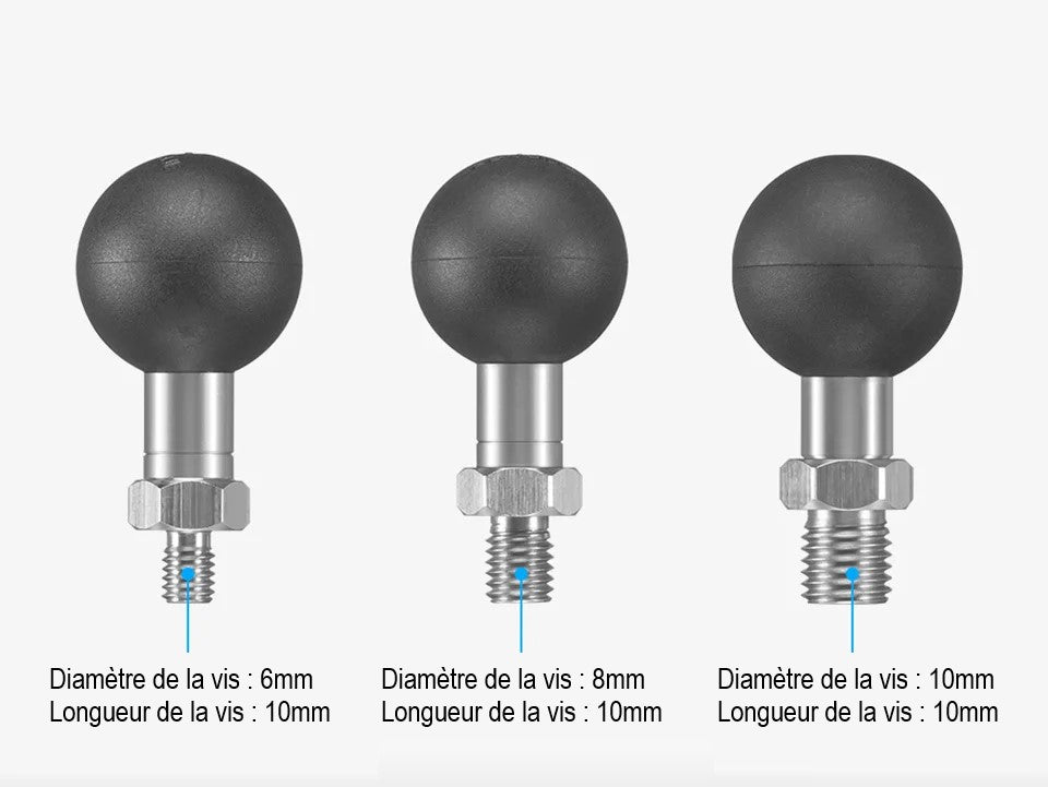 Support téléphone moto rotatif 360°