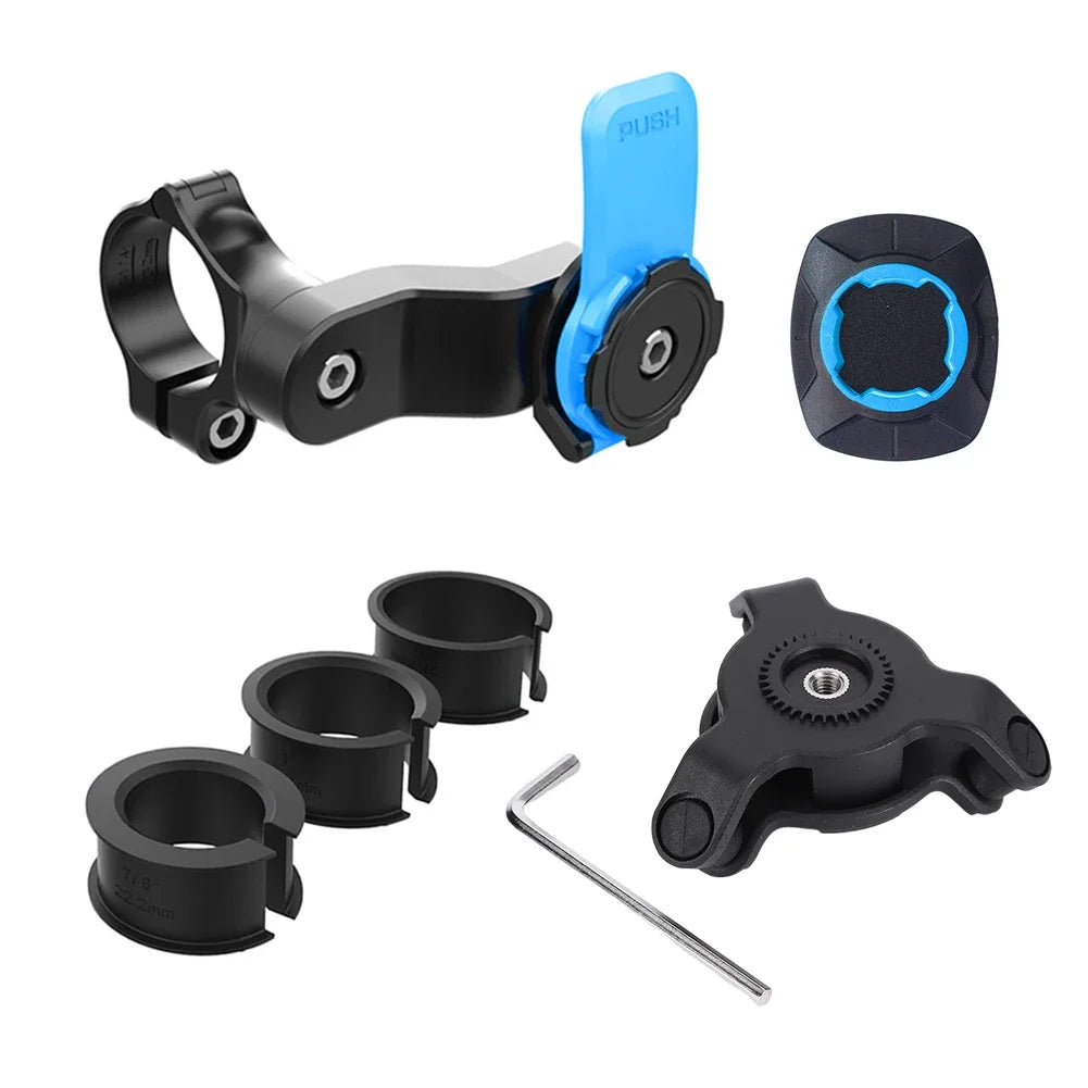 Support téléphone moto rotatif à 360°