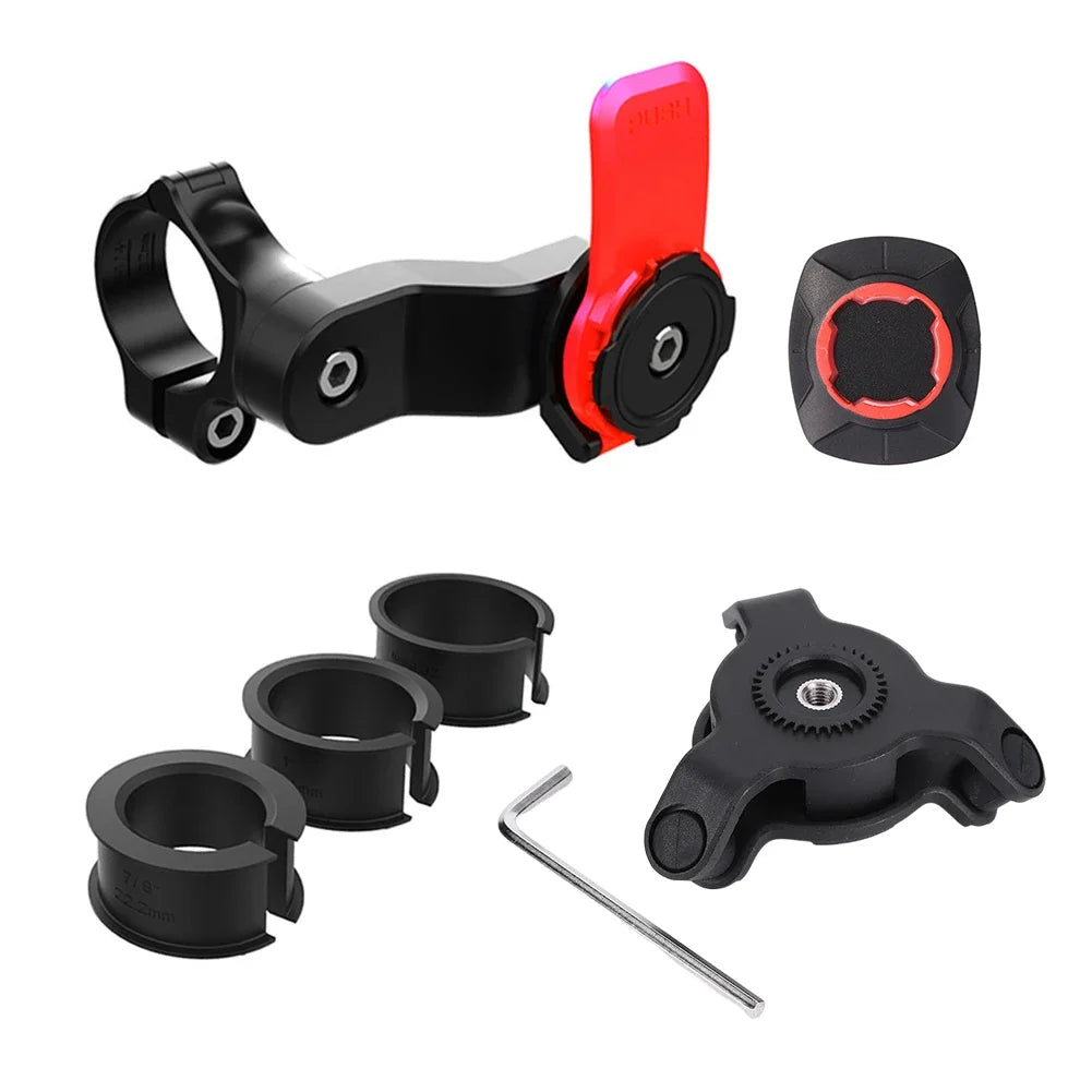 Support téléphone moto rotatif à 360°