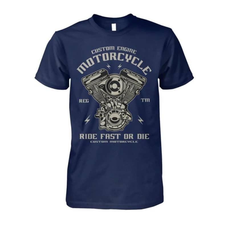 Tee shirt moto - ride fast or die