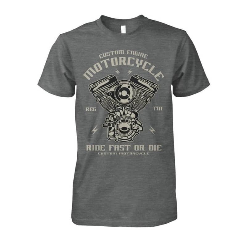 Tee shirt moto - ride fast or die