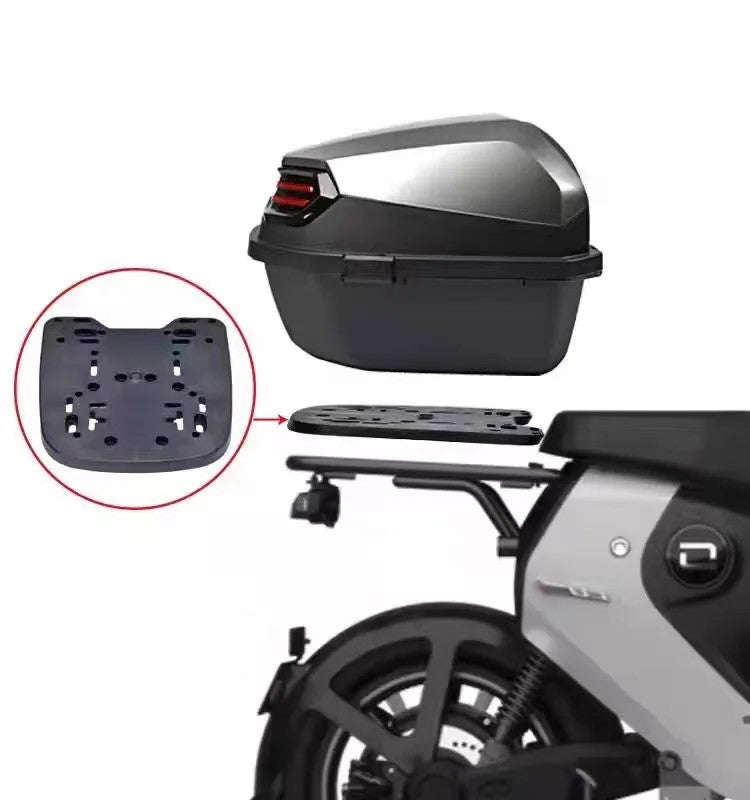 Top case moto gris 30l