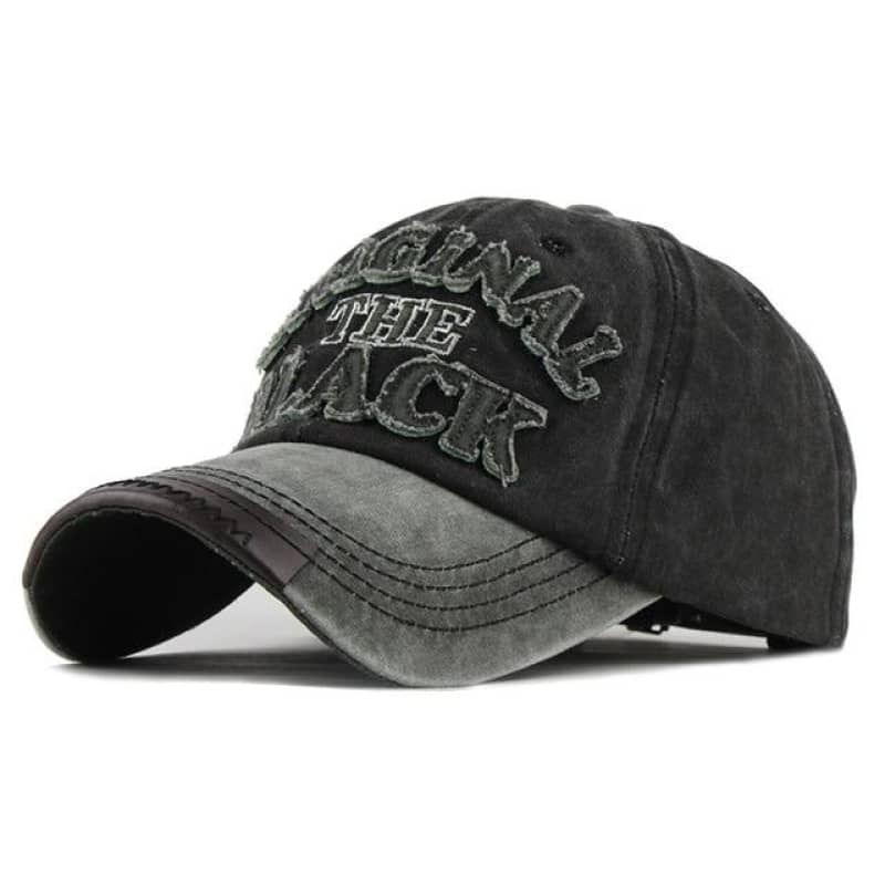 Casquette biker - the original black