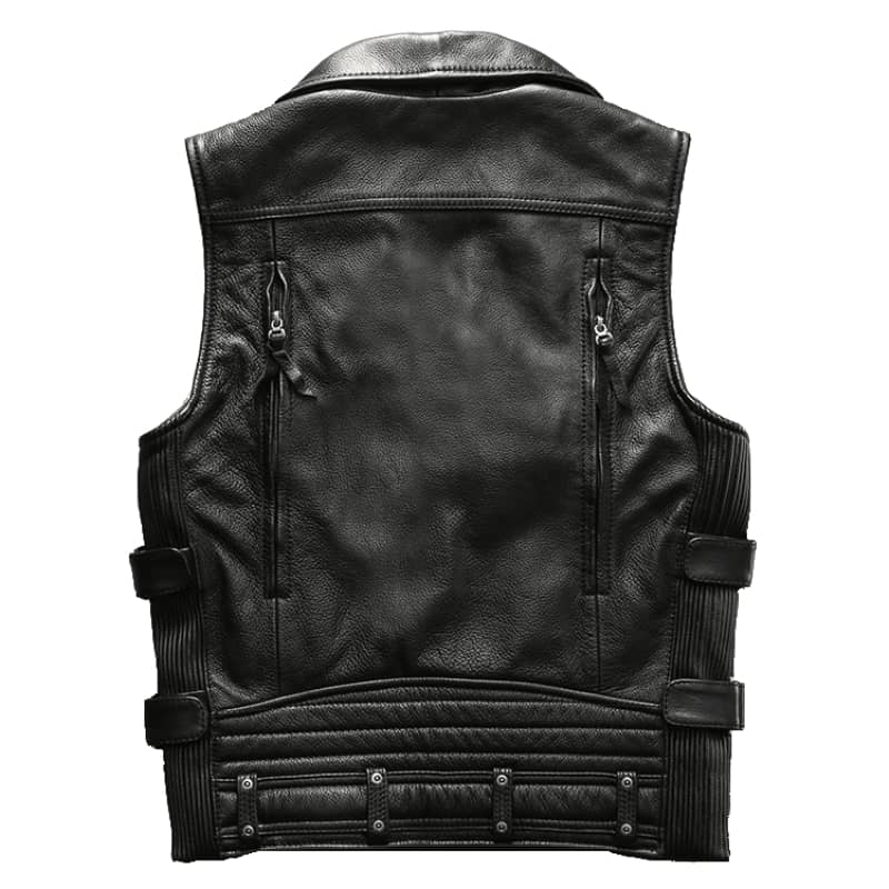 Gilet cuir biker - harley angel road
