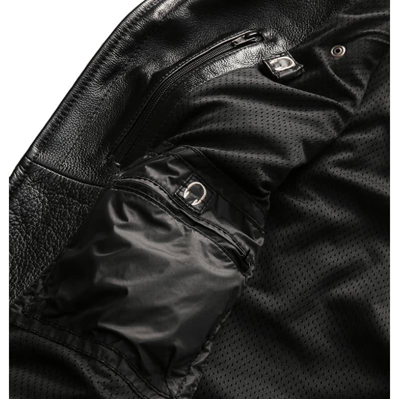 Gilet cuir biker - harley angel road