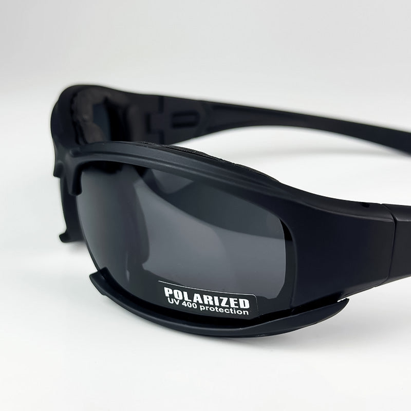 Lunettes de moto polarisées tactiques uv400