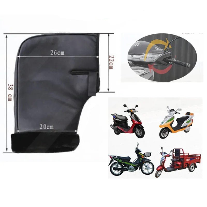 Manchon pour guidon moto et scooter hiver