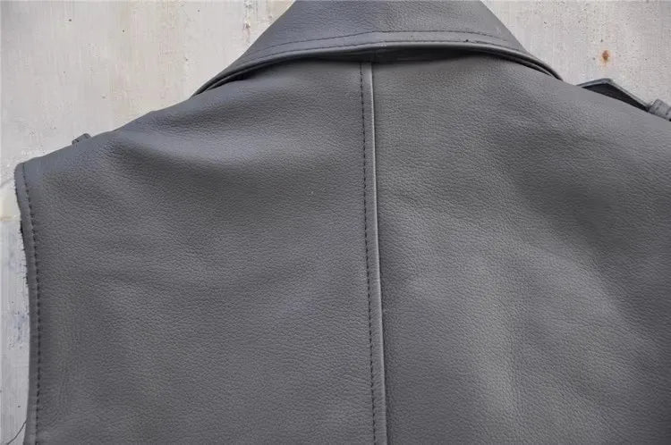 Gilet cuir biker - free biker