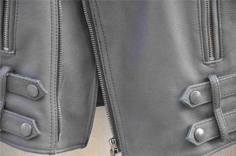 Gilet cuir biker - free biker