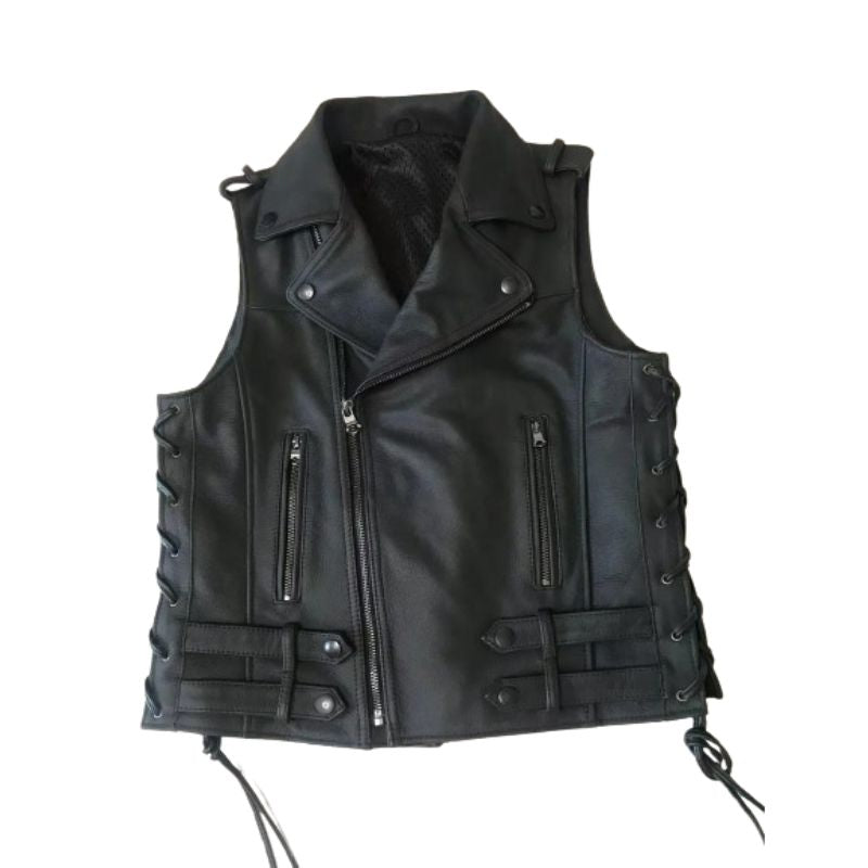 Gilet cuir biker - free biker