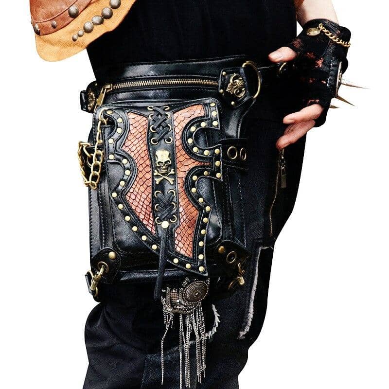 Sacoche de jambe moto pour femme