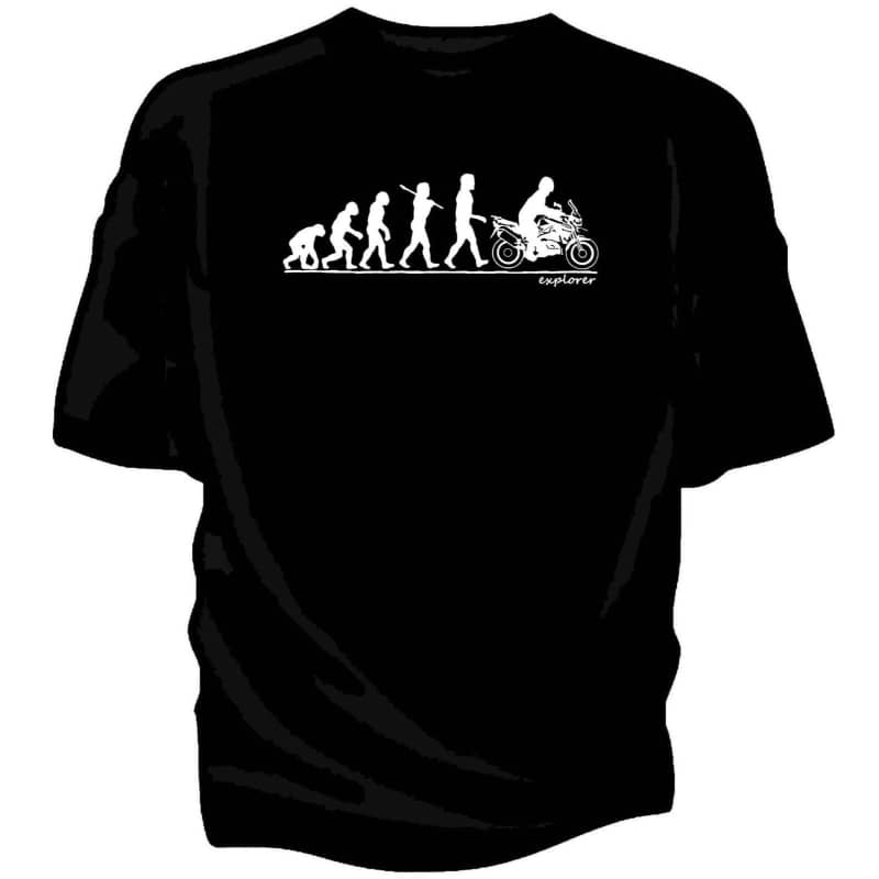 T-shirt motard - évolution