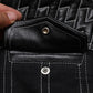 Gilet soa cuir et tissu pour biker