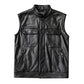 Gilet cuir biker - type soa