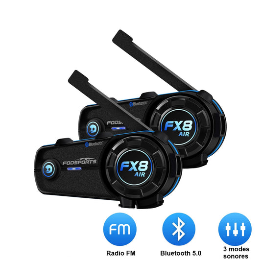 Intercoms moto - paire de fx8 air