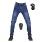 Jean de moto bleu pour homme