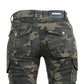 Jean de moto camouflage militaire pour femme