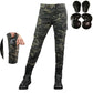 Jean de moto camouflage militaire pour femme