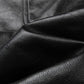 Pantalon de moto en cuir noir pour biker
