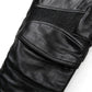 Pantalon de moto en cuir noir pour biker