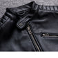 Perfecto noir en cuir pour homme