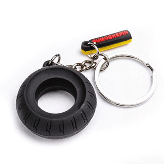 Porte clé moto pneu
